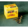 School Smart School Smart 009952 0.38 In. No.1 Fastener With Stiff Shank; Metal; Brass Plated; Box 100 9952